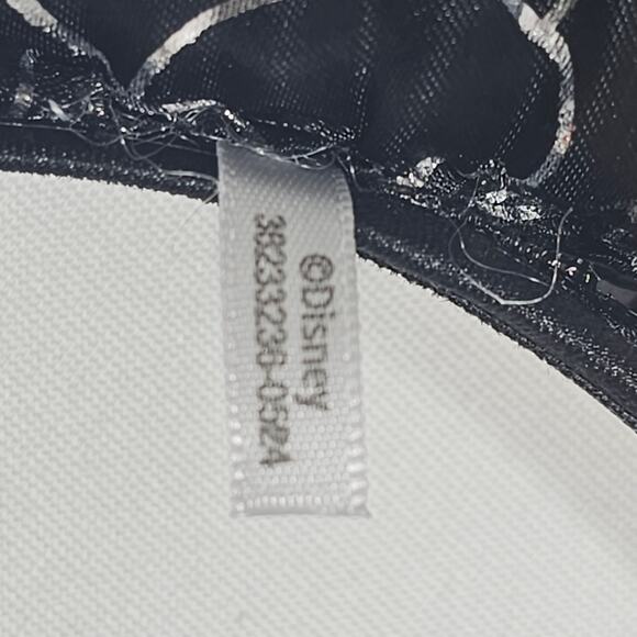 Disney Halloween Minnie Mouse Ears Headband Black Orange Spider Web Rhinestones - Picture 6 of 6